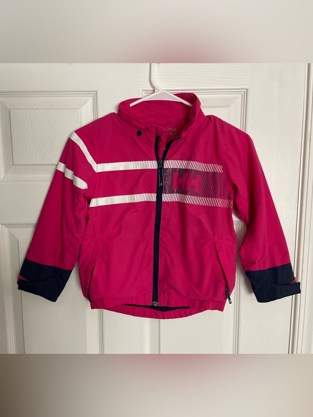 Helly Hansen Girls Kids' Pink Waterproof Jacket size 6